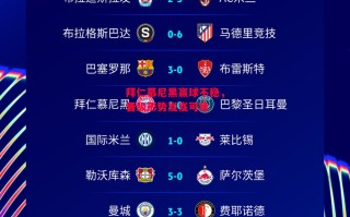 星空体育官方网站-拜仁慕尼黑赢球不稳，晋级形势岌岌可危
